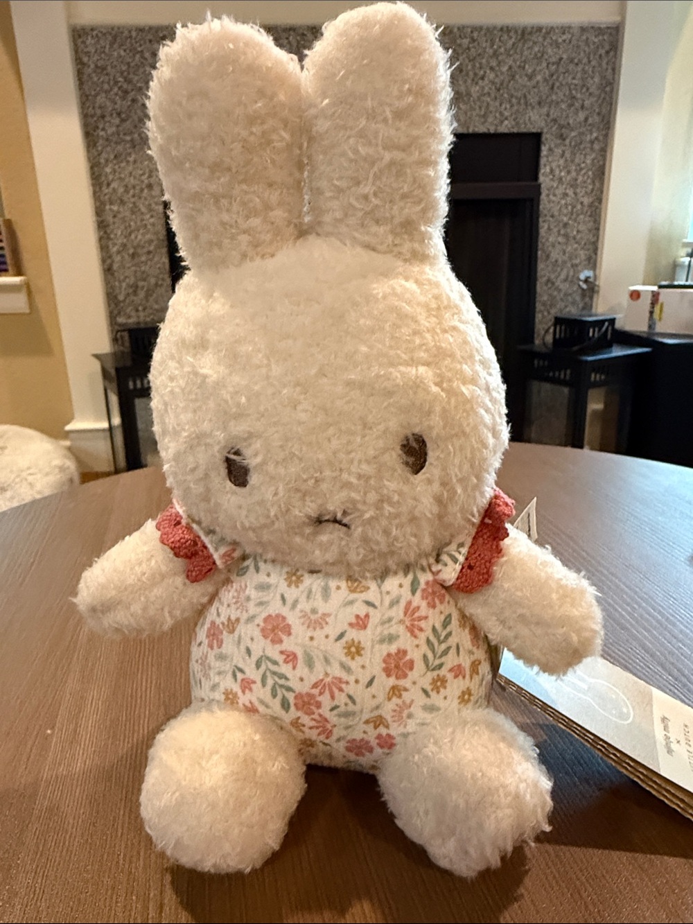 NWT Miffy x Little Dutch Plush in Cream with Floral Dress